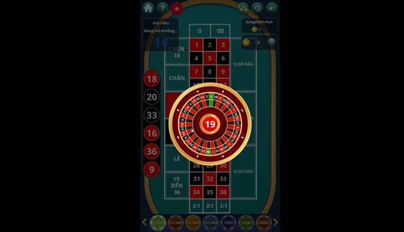 Trò chơi Roulette đẳng cấp hấp dẫn với sự hồi hộp